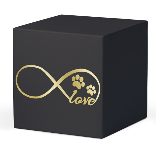 Würfel Love Unendlich in Anthrazit